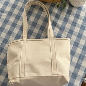 L.L. Bean Cream Tote Bag